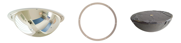 Corrections Polycarbonate Full Dome Convex Mirror