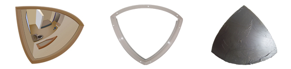 Quarter Dome Corrections Convex Mirror Feature